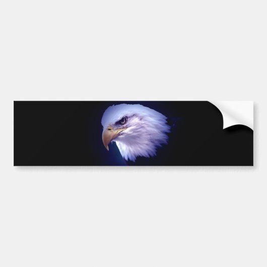 Bald American Eagle Bumpersticker (Voorkant)