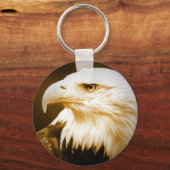 Bald American Eagle Eye Sleutelhanger (Voorkant)
