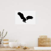Bald American Eagle Poster Print BW Eagles Posters (Cuisine)