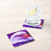 Bald American Eagle Vierkante Kartonnen Onderzetter (Insitu)