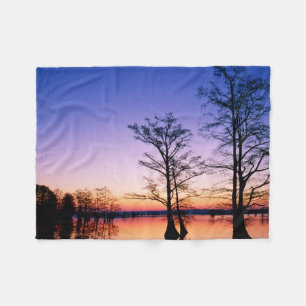 Bald Cypress Trees   Nationaal wildreservaat, TN Fleece Deken