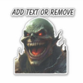 bald demon hellion car sticker (Voorkant)
