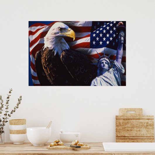 Bald Eagle 4 juillet affiche 5 (Cuisine)