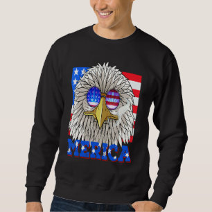 Bald Eagle 4 juli Patriottische toner American F Trui
