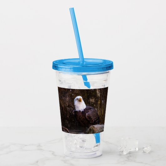 Bald Eagle Acryl Drinkbeker (Voorkant ijs)
