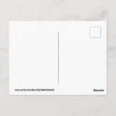 Bald Eagle Alertheid & Soliditeit aanpasbaar Briefkaart (Achterkant)