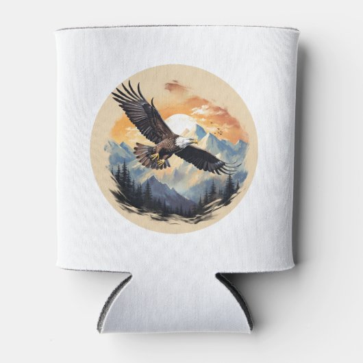 Bald Eagle als Amerika's symbool Blikjeskoeler (Voorkant)