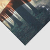 Bald Eagle American Flag Country Road Tissuepapier (Detail)