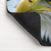 Bald Eagle American Flag Mousepad Muismat (Hoek)