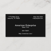 Bald Eagle American Flag Visitekaartje (Achterkant)