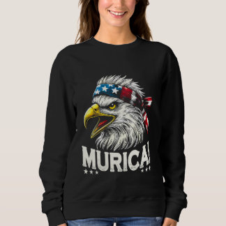 Bald Eagle Amerikaanse vlag Murica! Patriottische  Trui