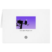 Bald Eagle at Sunset - Art original de la faune (Dos Horizontal)