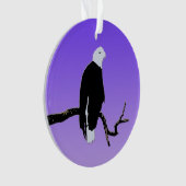 Bald Eagle at Sunset - Art original de la faune (devant)