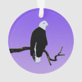 Bald Eagle at Sunset - Art original de la faune (dos)