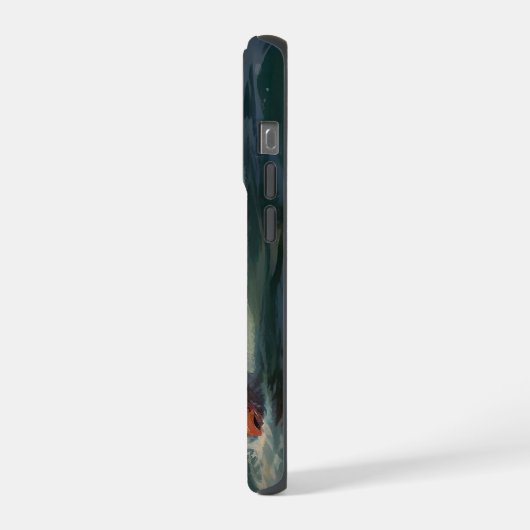 Bald Eagle attrape un Saumon à Dusk (Côté gauche)