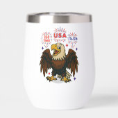 Bald Eagle avec Fireworks - USA 250 ans 1776-2026 (Arrière)