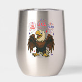 Bald Eagle avec Fireworks - USA 250 ans 1776-2026 (Arrière)