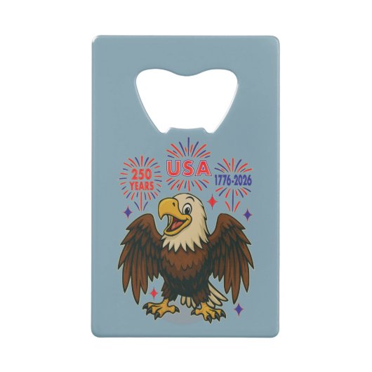 Bald Eagle avec Fireworks - USA 250 ans 1776-2026 (Devant)