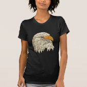 Bald Eagle Bird of Prey Design T-shirt (Voorkant)