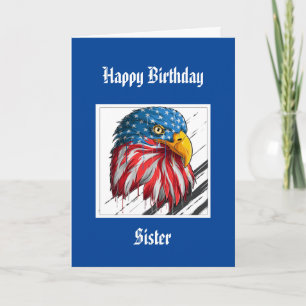 Bald Eagle Birthday Special Zister Kaart