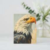 Bald Eagle Briefkaart (Staand voorkant)