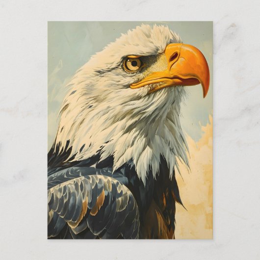 Bald Eagle Briefkaart (Voorkant)