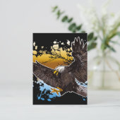 Bald Eagle Briefkaart (Staand voorkant)