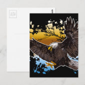 Bald Eagle Briefkaart (Voorkant / Achterkant)
