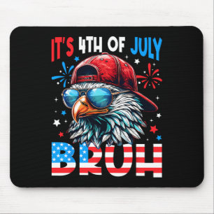 Bald Eagle Bruh 4 juli 4 juli Mannen Boys K Muismat