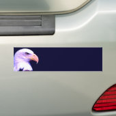 Bald Eagle Bumpersticker (Op auto)
