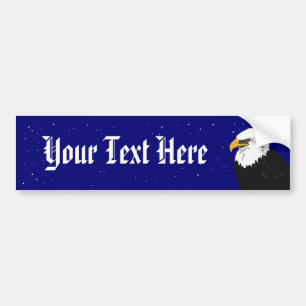 Bald Eagle Bumpersticker Sjabloon
