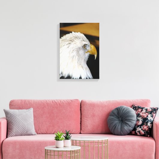 Bald Eagle Canvas Afdruk (Insitu (Woonkamer))