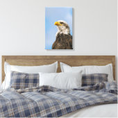 Bald Eagle Canvas Afdruk (Insitu (Slaapkamer))