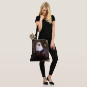 Bald Eagle Canvas tas (Op model)