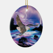 Bald Eagle Ceramic Ornament (Rechts)