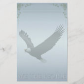 Bald Eagle Custom Stationery Briefpapier (Voorkant)