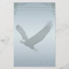Bald Eagle Custom Stationery Briefpapier