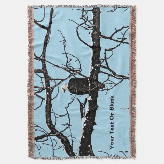 Bald Eagle Deken (Voorkant Verticaal)