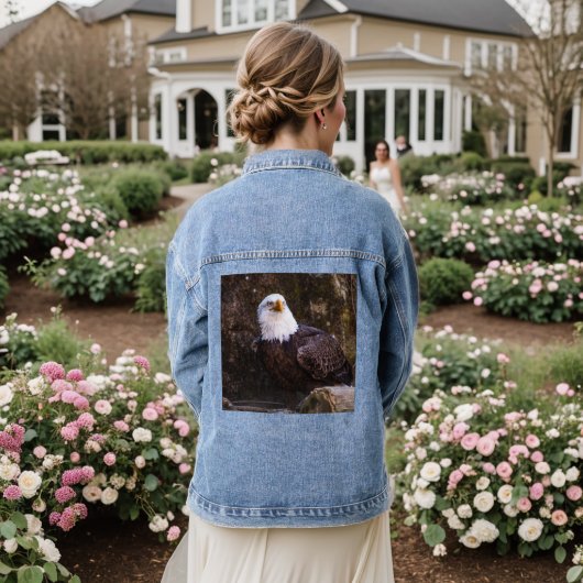 Bald Eagle Denim Jacket (Huwelijk Achterkant)