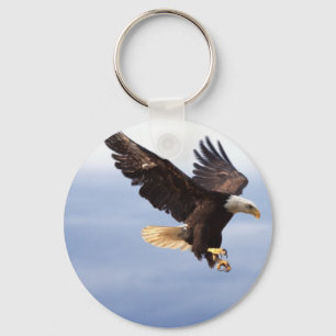 Bald Eagle Dive Sleutelhanger