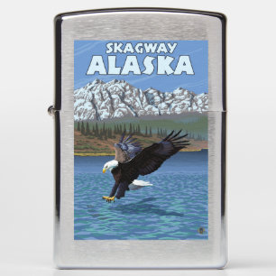 Bald Eagle Diving - Skagway, Alaska