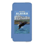 Bald Eagle Diving - Valdez, Alaska Incipio iPhone Portemonnee Hoesje (Voorkant Agenda)