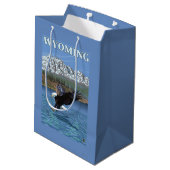 Bald Eagle Diving - Wyoming Medium Cadeauzakje (Achterkant Gekanteld)