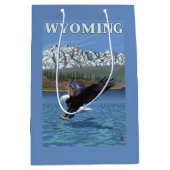 Bald Eagle Diving - Wyoming Medium Cadeauzakje (Voorkant)