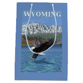 Bald Eagle Diving - Wyoming Medium Cadeauzakje (Achterkant)