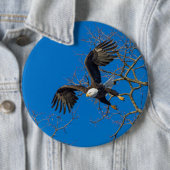 Bald Eagle Drop Ronde Button 6,0 Cm (In situ)