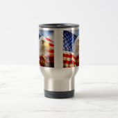 Bald Eagle en de Amerikaanse Mok van de Vlaggencom (Center)