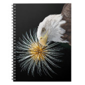 Bald Eagle en Fireworks Notitieboek (Voorkant)