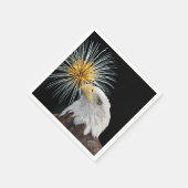 Bald Eagle en Fireworks Servet (Hoek)