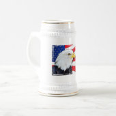Bald Eagle en Flag Bierpul (Voorkant links)
